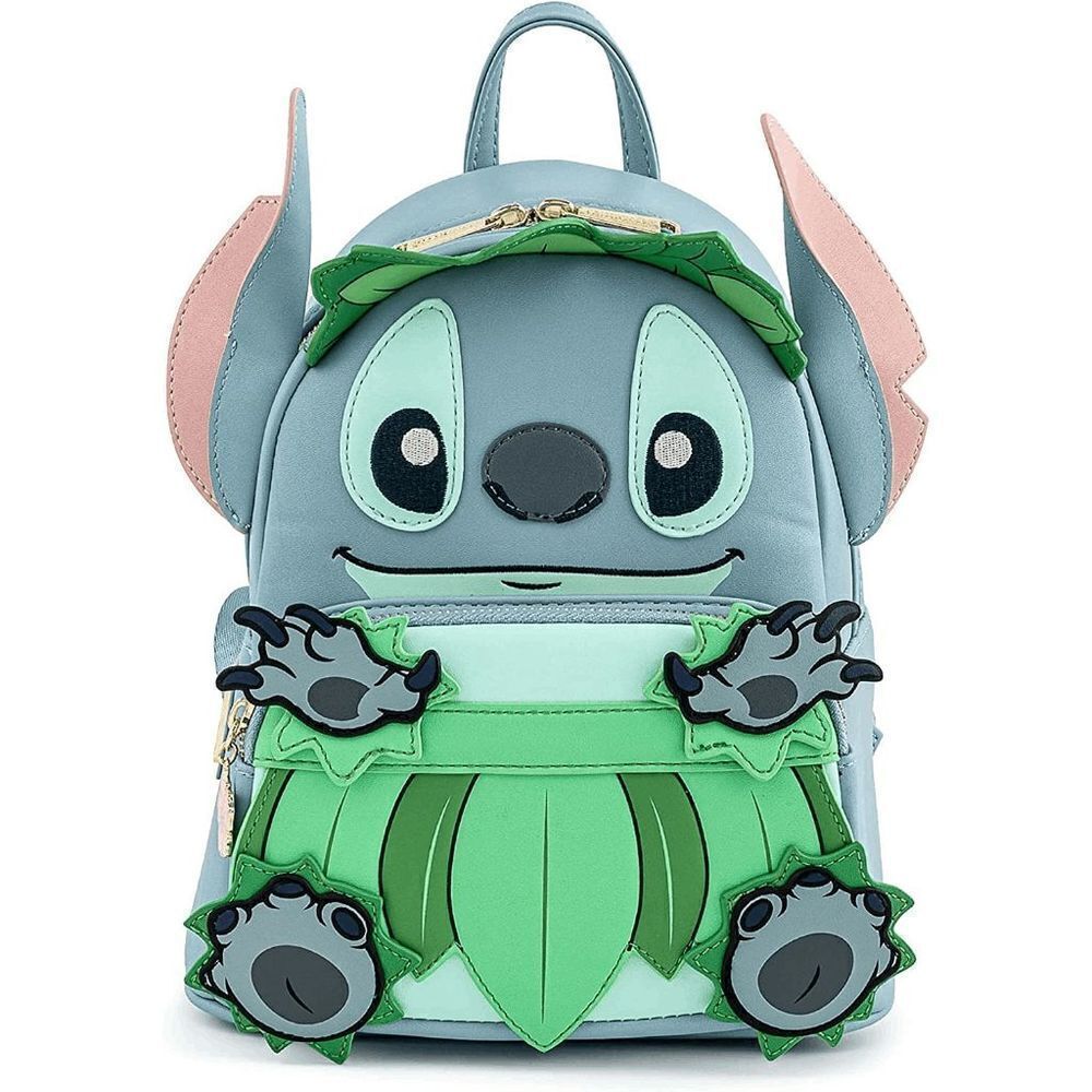 Loungefly Disney Stitch Aloha Hawaii Cosplay Figural Mini Backpack